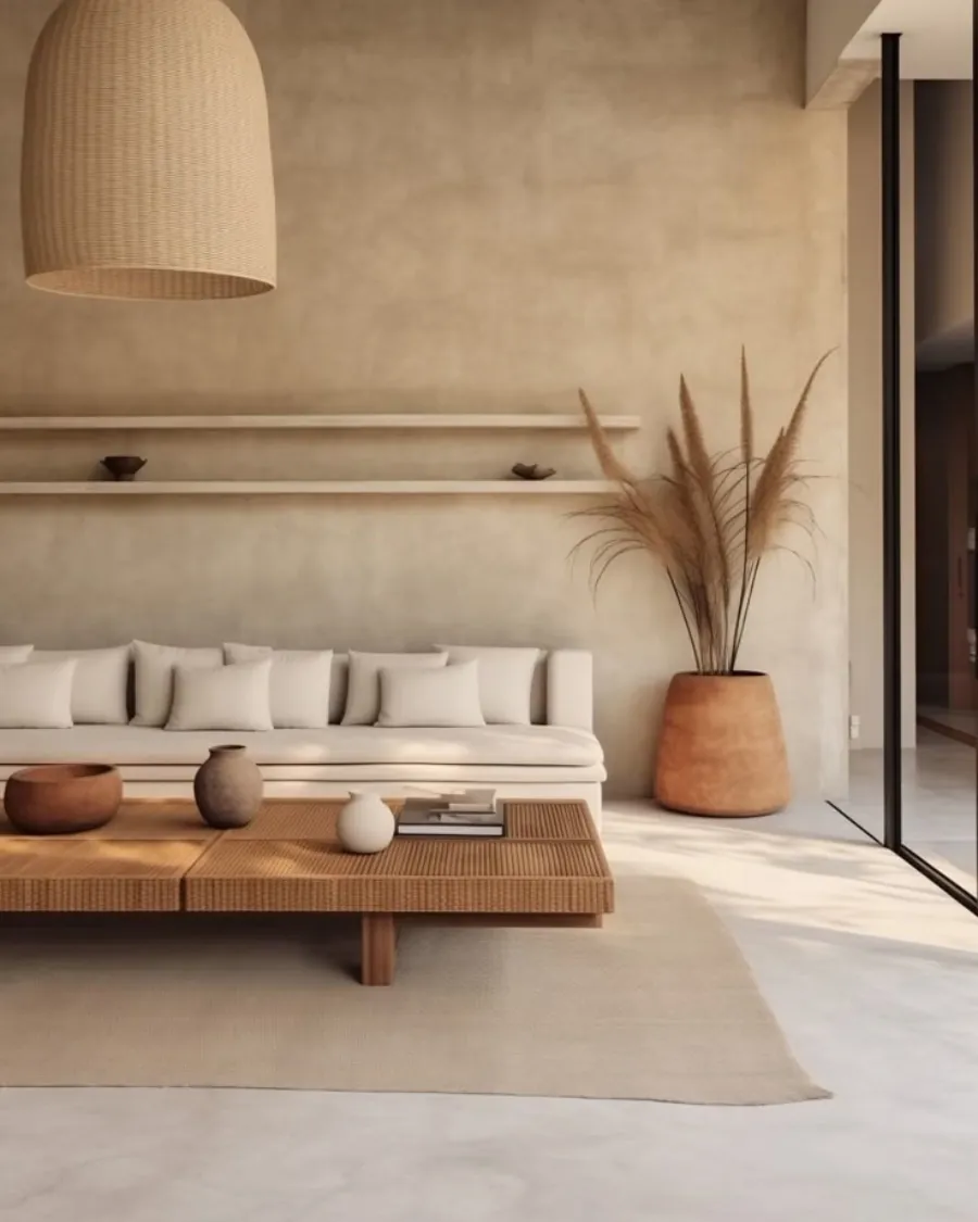 Interior con muros de chukum